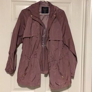 Cavalini Purple Rain Jacket with Rose Gold zipper